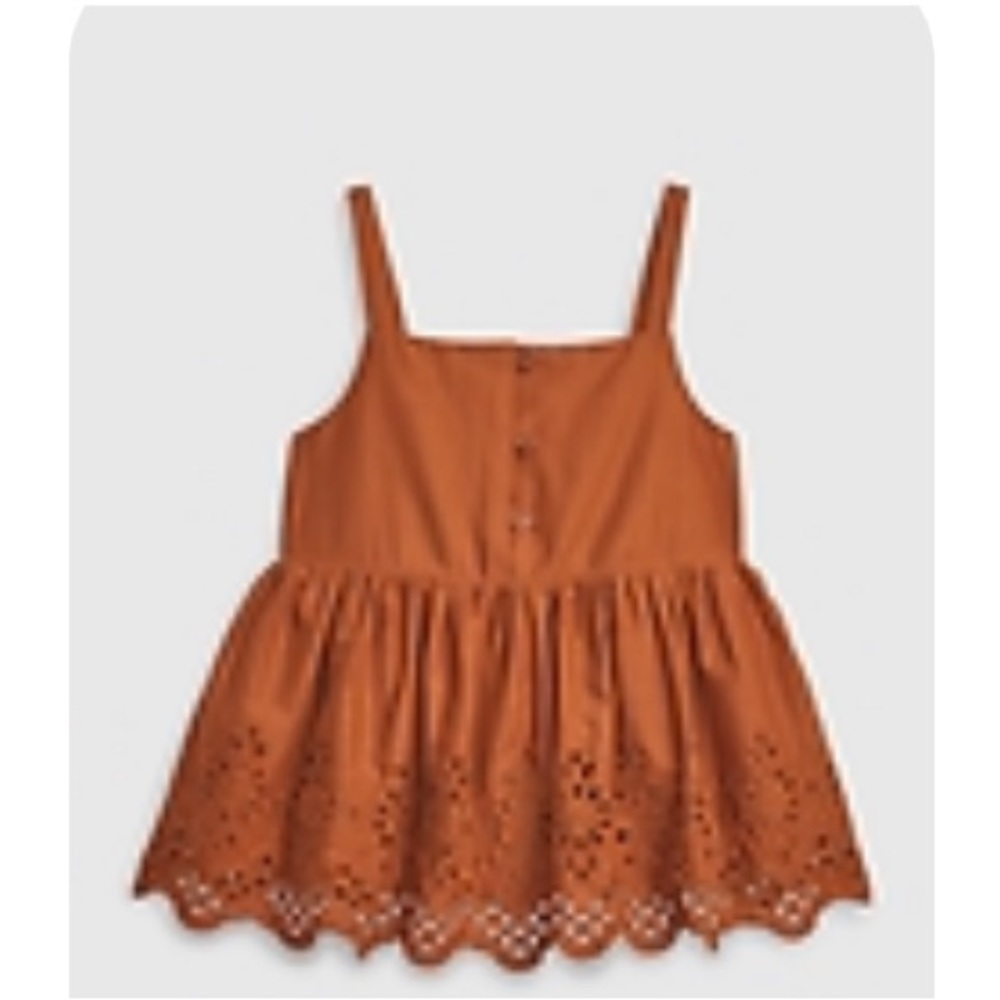 Toddler Eyelet Tank Top